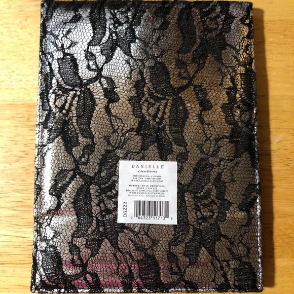 NWT Danielle Pink Gold Silver Lace Travel Home Folding Easel Mirror Lot of 3 - Picture 7 of 7